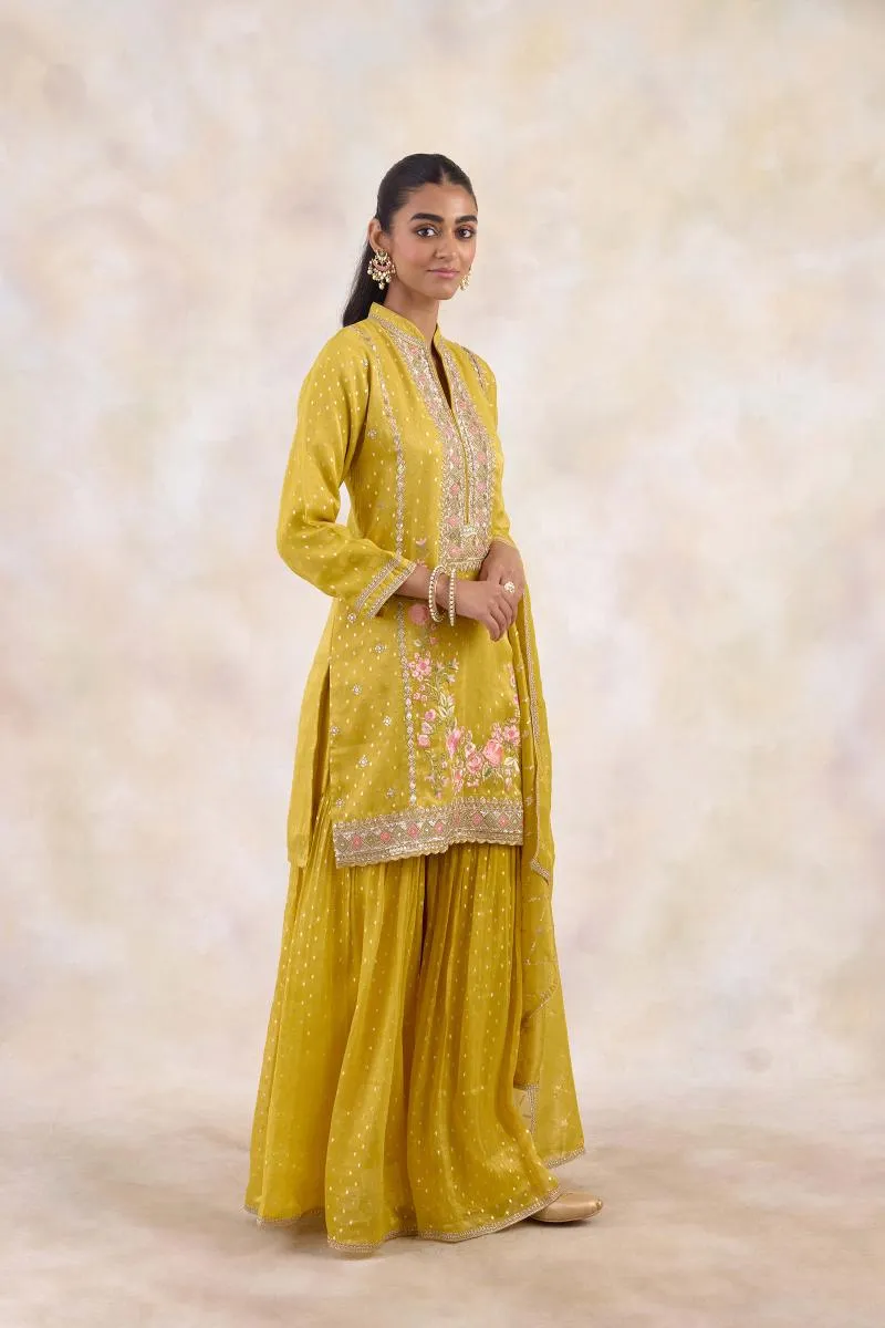 Amber Yellow Garara Set