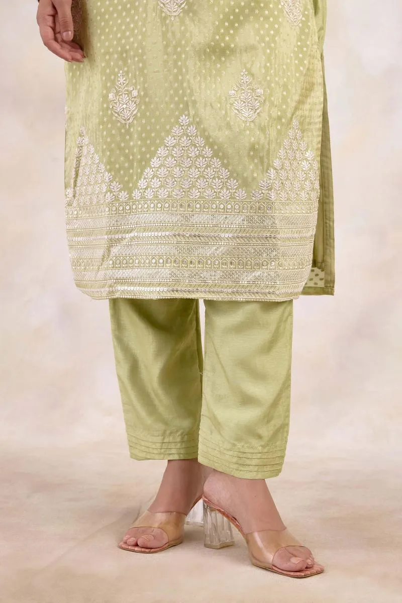 Beige-Yellow Suit Set