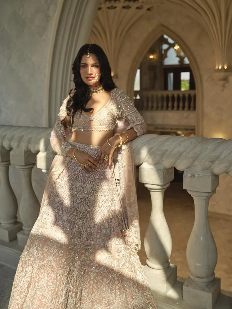 Bisque Beige Lehenga Set