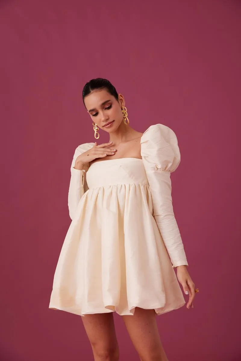 MEDHA BATRA - Ivory Raw Silk Dress