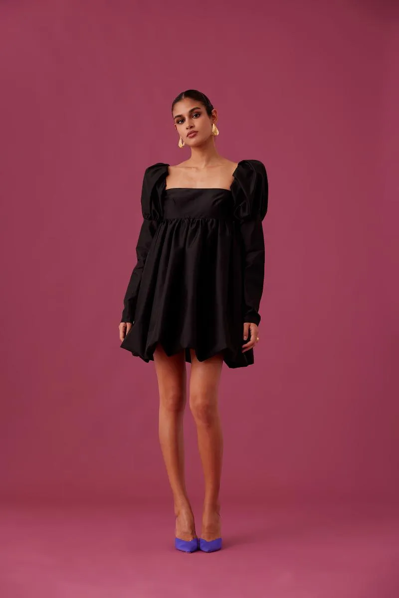 MEDHA BATRA - Black Tafetta Dress