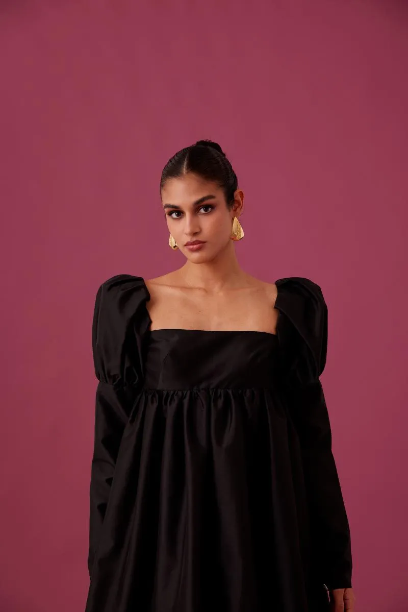 MEDHA BATRA - Black Tafetta Dress