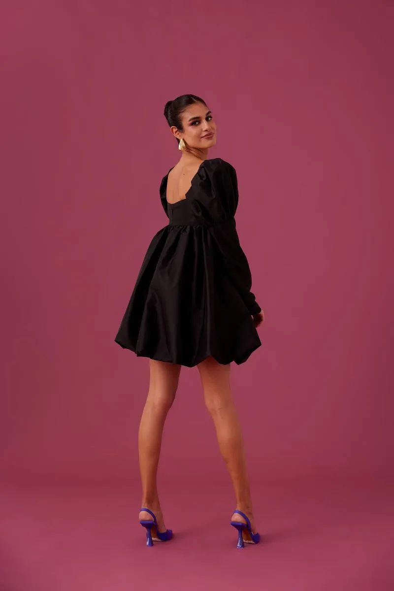 MEDHA BATRA - Black Tafetta Dress