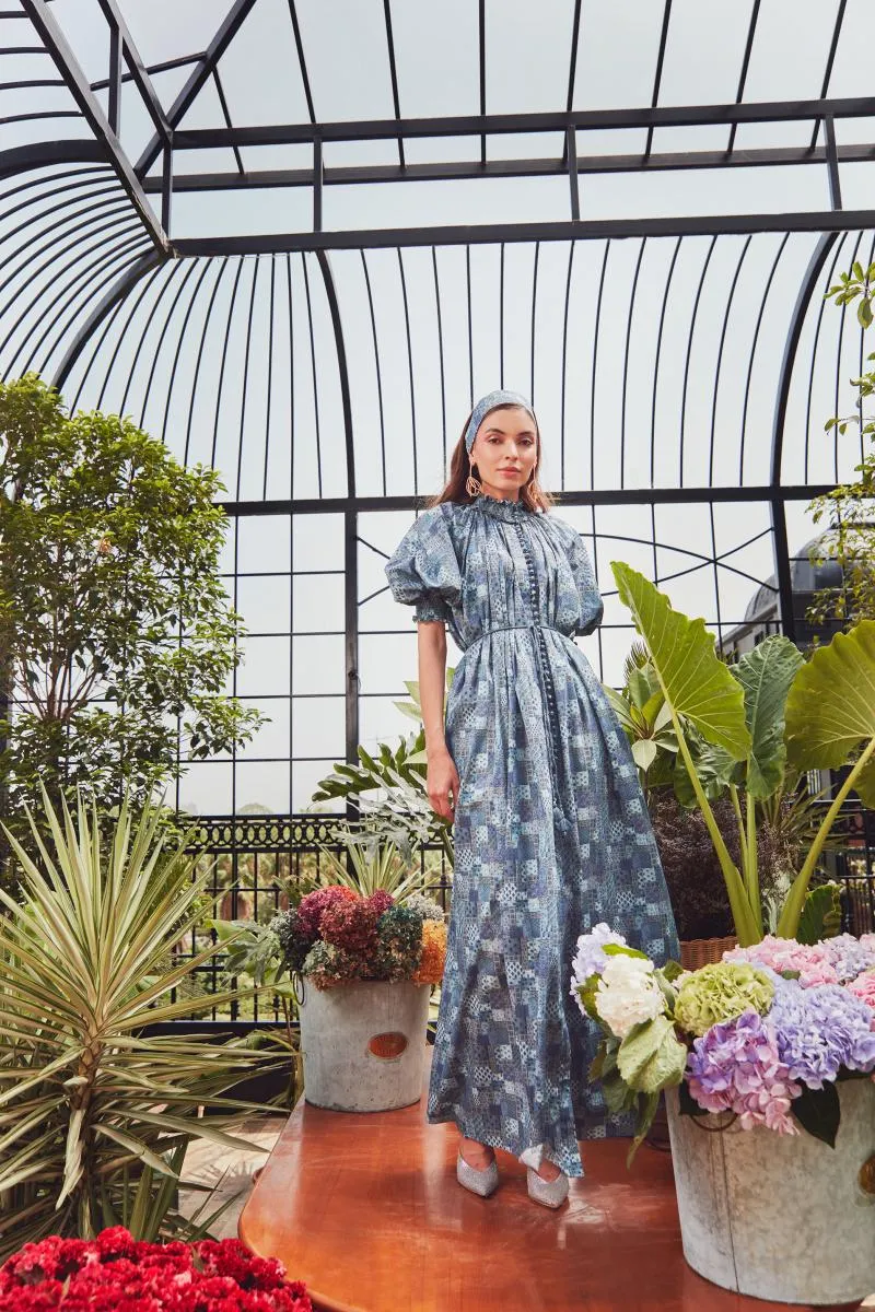 MEDHA BATRA - Swatched Maxi Dress
